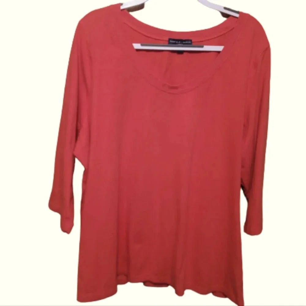Garfield & Mark's 3/4 sleeve t-shirt Coral